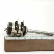 CARBON PIHER POTENTIOMETER POTENTIOMETER 10K + 10K LIN C/I W ON/OFF. P18U4
