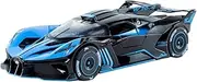 Scale Finished Model Car 1:24 for Bugatti Bolide Supercar Model Alloy Diecast Metal Car Sound and Light Toy Ornaments Gift Miniature Replica Car(Blue)