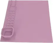 Silicone Painting Mat Cup DIY Cultivate Artistic Talent Easy to Wipe Silicone Art Mat for Kids Art Supplies (Roseate)