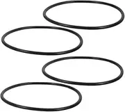 PLAFOPE 4pcs Silicone Sealing Rings for Water Filter Systems Universal Sealing Gaskets for 20-inch Filter Bottles Essential Water Purifier Accessory