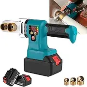 Plastic Pipe Ironing Welder, Cordless Handheld Socket Fusions Welder Kit, with Two Quick Release Lithium Batteries, Rechargeable Ppr Pipe Welding Machine with 3 Die Heads for Ppr Pe Hdpe Pipe