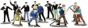 Model Railway Rail Workmen Plastic Kit - OO Scale 1/76