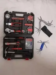 Tool Set S3 (3 ITEMS): Toolbox 92pcs + Multitool + Pocket Allen Hex Key Set