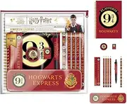 Harry Potter Bumper Stationery Set (Platform 9 3/4 Design) Harry Potter Gifts for Girls and Boys, Harry Potter Gifts for Women and Men - Official Merchandise