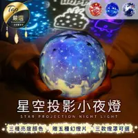 在飛比找momo購物網優惠-【捕夢網】星空投影燈(投影燈 星空燈 小夜燈 交換禮物 夜燈