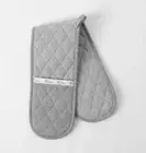 Cucina double oven mitts Grey/ stripe NEW tags on. Cotton Bed bath n table