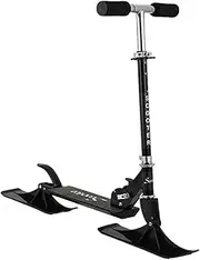 Lljsszr Children's Snow Scooter with Two Wheels, Sled Stand, Lightweight Outdoor Scooter with Two Wheels