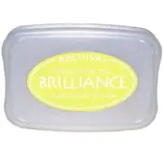 Tsukineko Archival Brilliance Ink Pad - Pearlescent Yellow 030