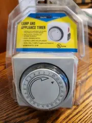Chicago Electric Lamp and Appliance Timer #40148 With Two Outlets Tested