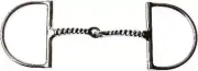 Korsteel JP Stainless Steel Corkscrew Mouth Dee Ring Snaffle Bit