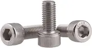 50pcs DIN912 M6 Hexagon Socket Head Cap Screw 304 Stainless Steel Hex Socket Head Screw Bolts M6x8/10/12/16/20/25/30/35/40(20mm)