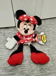 Vintage Disney 18” Minnie Mouse Plush Hand Puppet By Applause 90s NWT