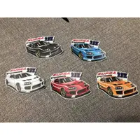 在飛比找蝦皮購物優惠-TOYOTA SUPRA 2JZ 牛魔王防水貼紙 6.5CM