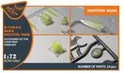Clear Prop CPA72067 1/72 Painting mask for H-75 M/N/O Hawk for CP72021, CP72022
