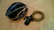 AIRIUS BIKE HELMET (L-XL) NEW & KRYPTONITE BIKE LOCK W KEY