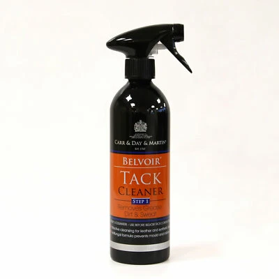 Carr & Day & Martin Belvoir Tack Leather Cleaner Step 1 Spray Lifts Grease 500ml