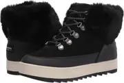 UGG Koolaburra Waterproof Tynlee Black Suede Winter Boots Women's Size 6 US