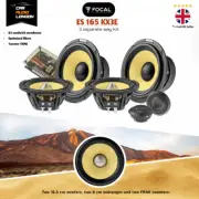 Focal ES 165 KX3E- ELITE K2 Power 6.5" 3-Way Component Car Speakers 120W RMS