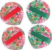 [NOLITOY] Loose Powder Puff 4pcs Makeup Pad Teardrop Shape Soft and Powder Applicator