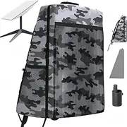 [STARGEAR] Starlink Gen 2 Travel Backpack is a hard storage case for storing the accessories of Starlink Actuated V2, featuring a removable camo outer bag