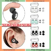 Soft Silicone Ear Plug Noise Reduction Flexible Reusable Study Sleep EarPlugs VN