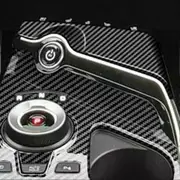 Center Console Frame Carbon Fiber Pattern Center Console Frame Trim Cover Suitable for KIA EV6 Upgrade Your Look