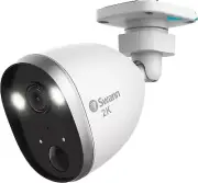 Swann Camera 2K Wi-Fi Outdoor Security Camera-Weatherproof,Night Vision,Audio
