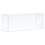 Acrylic Display Case Plastic Box Cube Storage Box Transparent 41x16x15.5cm