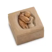 Willow Tree Quiet Strength Memory Keepsake Box Girl and her Horse Susan Lordi 28099