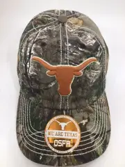 NEW Univercity Of Texas Longhorns Camo OSFA Cap