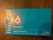 Bonafide Revaree Vaginal Moisturizer Suppositories Paraben Hormone Free 10pk