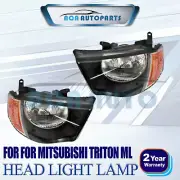 LH+RH Headlights Lamp For Mitsubishi Triton Ute ML GLS GLX-R VR 2006~09 (for: Mitsubishi)