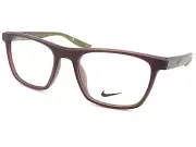Nike Glasses Frame Matte Brown Basalt Green Men's 52mm Spectacles 7039 201