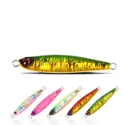 5pcs/set Micro Jigs Butterfly Jig Glow Fishing Lures Snapper Jigging Slow Lures