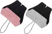 [FRCOLOR] 2Pcs Leather Spectacles Case Compact Sunglasses Storage Box for Protection Grey and Eyeglasses Holder for Travel and Daily Use
