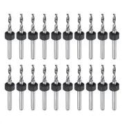 20pcs Micro PCB Drill Bits 2.25mm Tungsten Steel for CNC Engraving