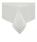 Olivia & Oliver linen 60x84 oval Oblong 70 x 70 square Tablecloth White/Silver
