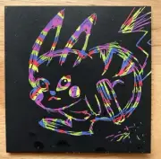 Pikachu • Pokémon Scratch Art • 3" Sol '25