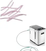 10 packs Portable oxygen concentrator Oxygen tank Oxygen tube nose tube Oxygen tube accessories of oxygen tube support curling straightener