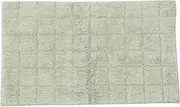 Castle Hill Summer Tile Spray Latex Back Bath Rug, 21 by 34-Inch, Light Sage