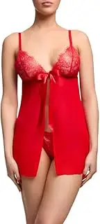 [Dita Von Teese] Von Follies Fantacist Open Front Red Babydoll