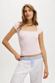 [Body] Body - 90S Scoop Neck Tee - Blushing bride 2XL BLUSHING BRIDE