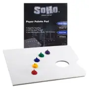 SoHo Urban Artist Paper Palette Pads - With Tumb Hole - 9 x 12