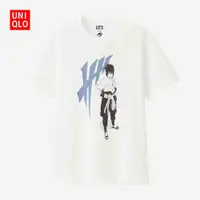 在飛比找蝦皮購物優惠-優衣庫 Uniqlo 男士女士情侶短袖火影忍者 Uchiha