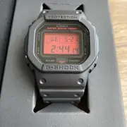 Casio G-Shock DW-5600BBR-1JF Digital Watch 200m Water Resistance Black Used