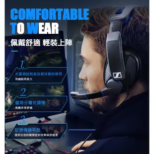 (全新福利品) Sennheiser 森海塞爾 GSP 300 電競耳機麥克風 頭戴密閉式