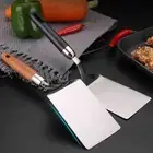 With-Handle Stainless Steel Steak Spatula Pancake Scraper Grill 1PC Pizza Shovel