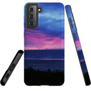 For Samsung Galaxy S22+ Plus Case, Armour Cover, Sunset At Henley Beach