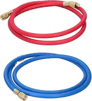 Refrigerant Charging Hose Fluoride Tube Car Air Conditioning Repair Tool (R410 Special 1.5 Meters, Two)