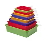 ☆88玩具收納☆380密林 IA380 方形公文籃 塑膠盒 食品盒 收納盒 整理盒 置物盒 文具盒 玩具盒 儲物盒 6L